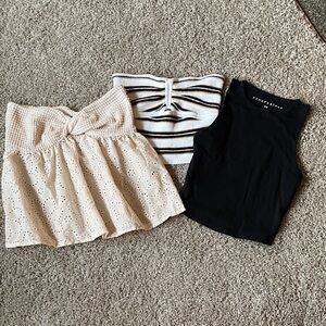 XS Aeropostale American Eagle SHEIN lot of 3